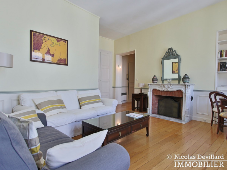Village de Passy – Grand salon, charme et beaux volumes – 75016 Paris (6)
