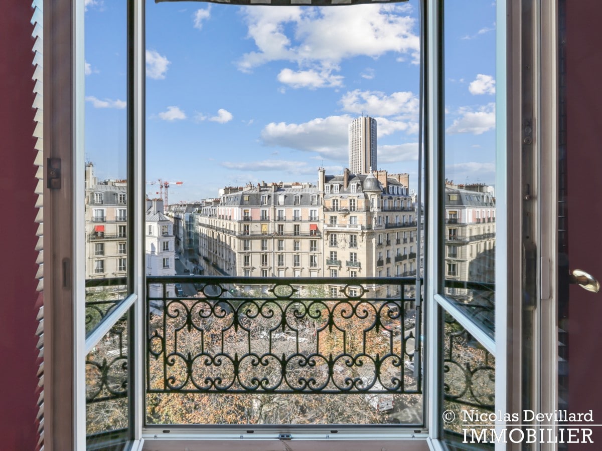 Place Saint Ferdinand – Grande réception, vue, calme et soleil – 75017 Paris (14)
