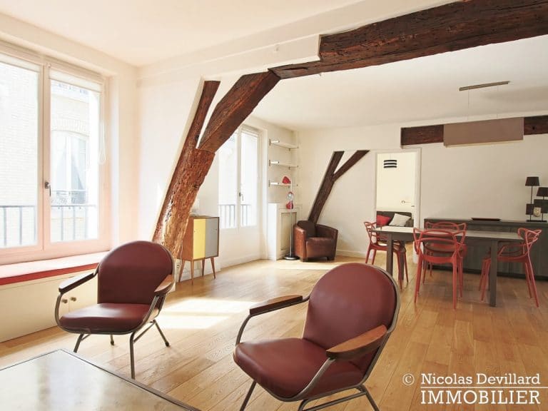 LuxembourgPanthéon – Parquet, poutres et grand salon 75005 Paris (57)