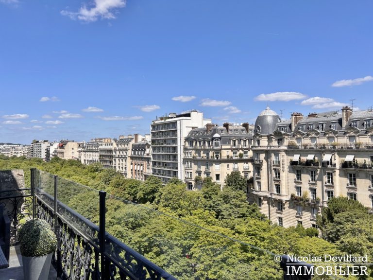 TrocadéroGeorges Mandel – Etage élevé, grands volumes, belles vues et balcons -75116 Paris (26)