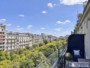 TrocadéroGeorges Mandel – Etage élevé, grands volumes, belles vues et balcons 75116 Paris (27)