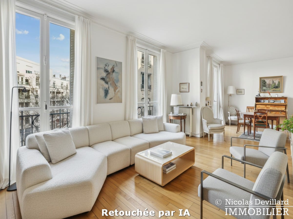 Read more about the article Auteuil’s village – Light, spacious and charming family apartment – Paris 16th