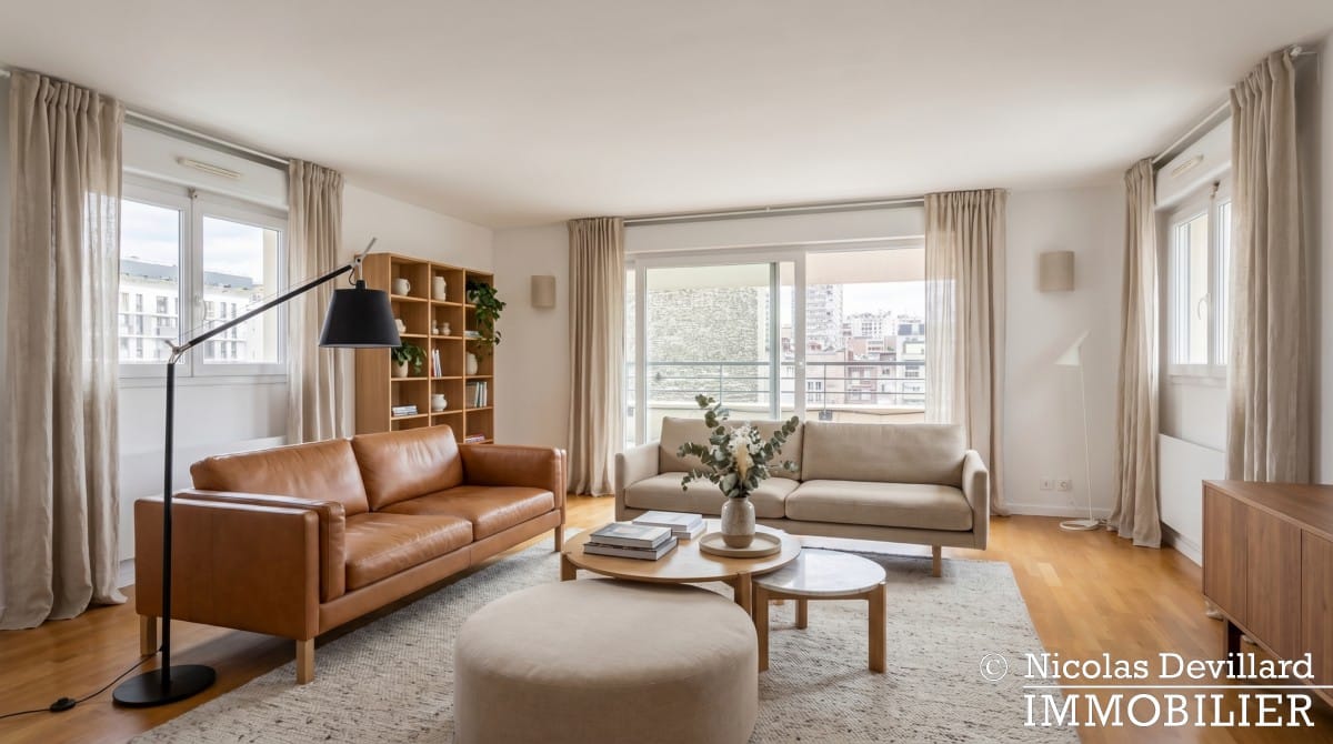 Read more about the article Issy’s city hall – Sun drenched top-floor penthouse with terraces – Issy-les-Moulineaux 92